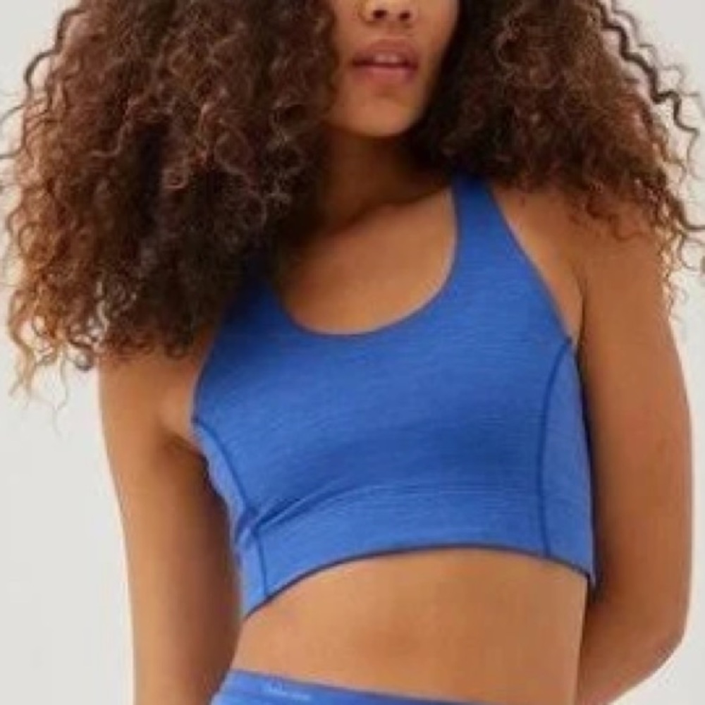 Outdoor Voices Doing Things Vibrant Blue Sports Bra